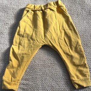 Bright Yellow Kids Sweatpants
